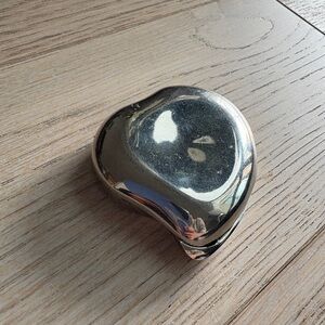 MCM Silver Heart-Shaped double sided mirror